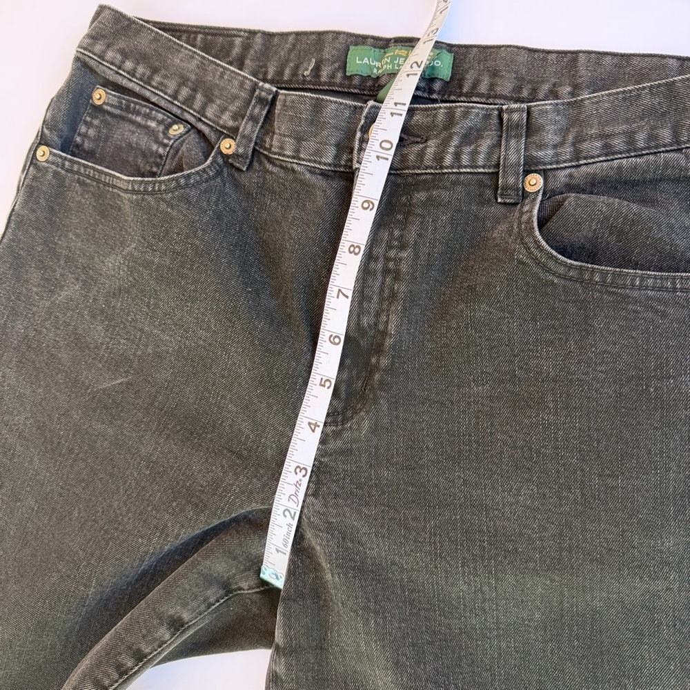 Woman’s Black Denim Ralph Lauren Jeans Co Size 14 - Picture 9 of 10